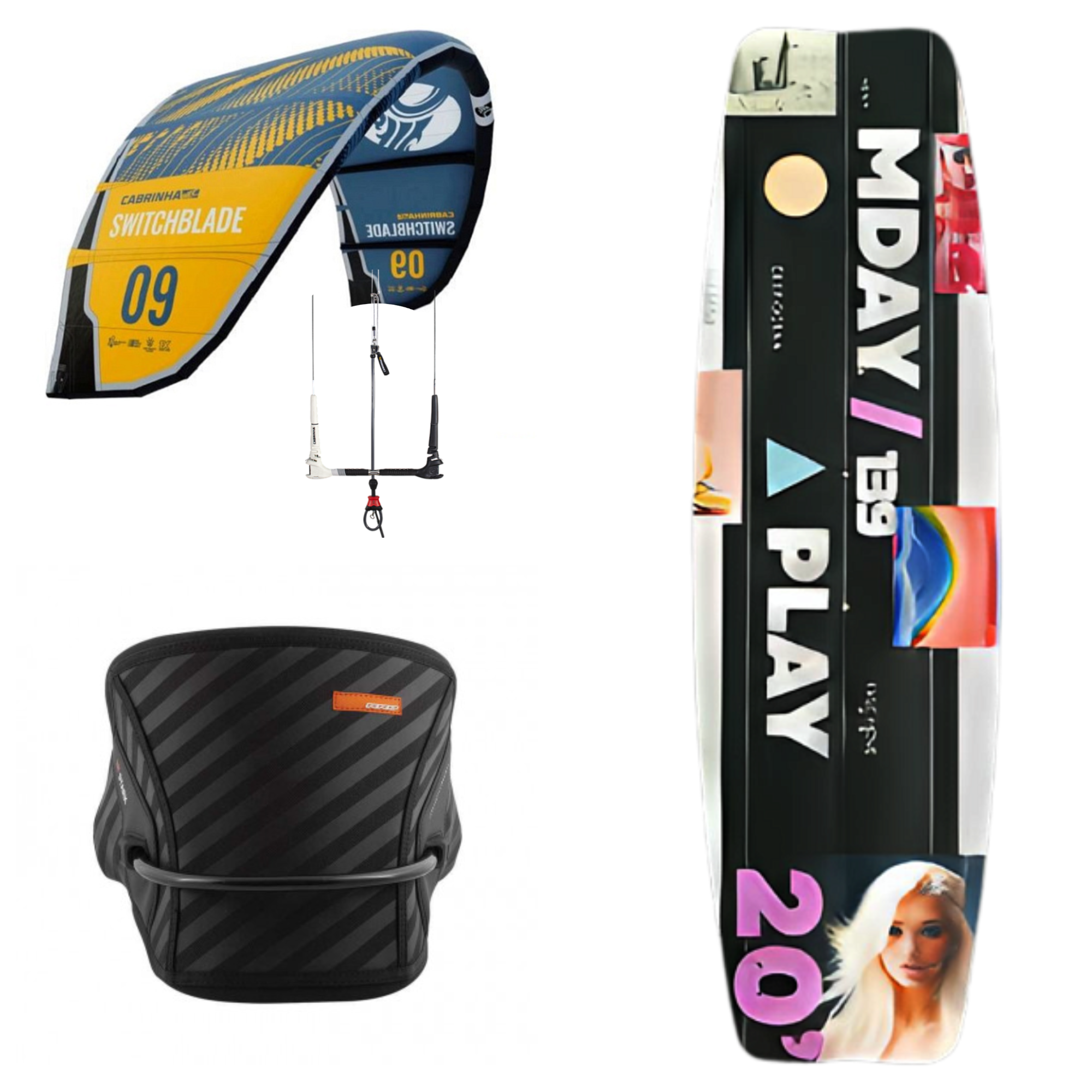 Кайт-комплект Cabrinha + MDay + RRD