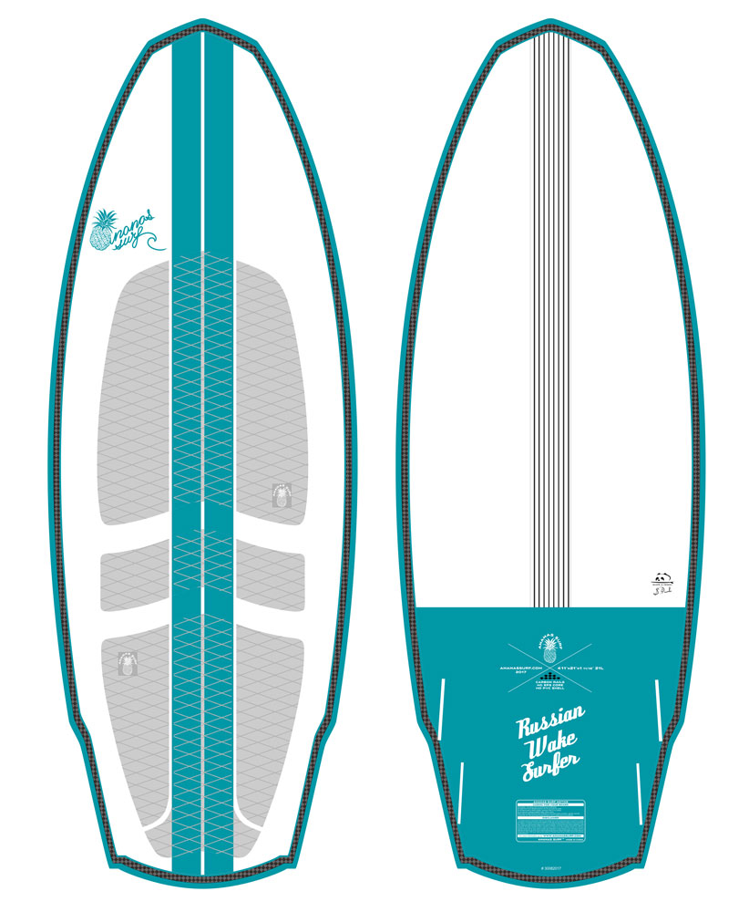 Вейксерф Ananas Carbon 4'11