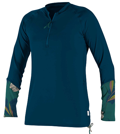 Лайкра O'Neill WMS FRONT ZIP LS SUN SHIRT